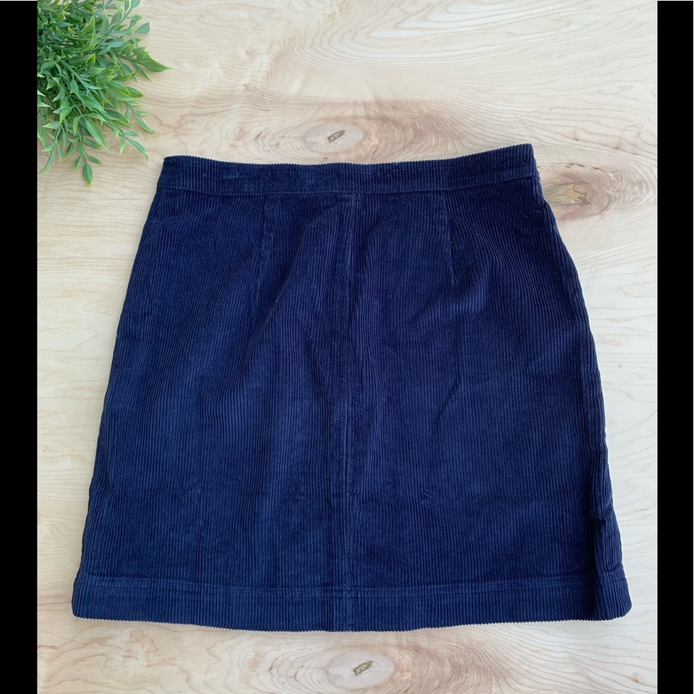 Gap mini velvet button skirt - Picture 3 of 6